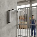 Dark Gray Professional Self-Closing Hydraulic Gate Closer with Adjustable Speed and Compact Design for Wall Mounting