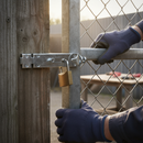Dark Slate Gray Premium Lightweight Galvanised Pad Bolt 200mm x 45mm for Secure Locking Applications
