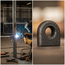 Dark Olive Green Professional 12mm Heavy Duty Weld-On Gate Eye for Secure Fencing and General Use