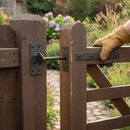 Dark Slate Gray Premium Heavy Duty Gate Latch Angled 150mm x 50mm for Durable Security and Easy Installation