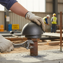 White Smoke Premium 80mm Diameter Heavy Duty Steel Hollow Hemisphere with 2.0-3.0mm Wall Thickness