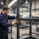 Dark Slate Gray Premium Heavy Duty Electrophoretic Black Steel Box Section 25mm x 25mm with 2mm Wall Thickness and 3m Length for Industrial Use