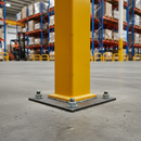 Dark Gray Premium Heavy Duty Square Plate 125 x 125 x 8mm with 13mm Holes for Versatile Applications