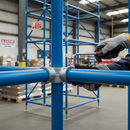 Slate Gray Professional Heavy Duty 90° Clamp On Crossover Joiner for 60.3mm Tube Applications