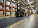 Dim Gray Premium Heavy Duty Narrow Ribbed Matting for Horsebox Flooring, Kennels, and Bench Matting - 12000 x 1160 x 6mm
