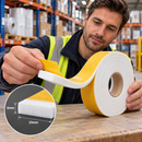 White Expanded Silicone Foam Strip – Self Adhesive