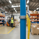 Dark Cyan Premium Hook Clip for 42.4mm Tube - Heavy Duty Access Solution for Chains - High-Quality Professional Grade for Industrial and Commercial Applications
