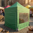 Dark Slate Gray Compact Gazebo 2m x 2m – Heavy Duty Waterproof Pop Up Canopy – Premium Folding Shelter – Garden & Commercial Use