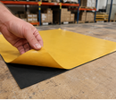 1.5mm Self-Adhesive Solid Rubber Sheet – Black Peel & Stick Rubber Matting