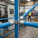 Dark Sea Green Premium 90° Corner Double Swivel Connector for 48.3mm Tube - Ideal for Complex Applications