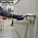 Dark Gray Premium 58 x 21mm Shaped Handrail, 3m Length for Robust Support and Stability - High-Quality Professional Grade for Industrial and Commercial Appli...