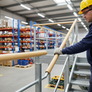 Gray Premium 40mm x 8mm Plastic Handrail Capping in Light Oak - 25m Coil with Scratch and Stain Resistance