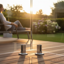 White Smoke Premium Adjustable Aluminium Channel Base Fix Internal Corner for Versatile Applications