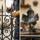 Dark Slate Gray Premium Leaf 75 x 125mm with 4mm Stem for Ornate Floral Panels - High-Quality Professional Grade for Industrial and Commercial Applications