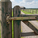 Dark Slate Gray Premium Heavy Duty Wooden Gate Hinge M16 400mm Strap for Secure Installation with 300kg Weight Limit