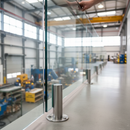 Gray Premium 316 Stainless Steel Base Plate Bracket for 100mm Diameter Tube - Heavy Duty Construction for 42.4mm x 2mm Tubing