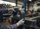 Dark Slate Gray Premium Small HGV Bumper - Heavy Duty Buffer with Dimensions 98mm x 90mm x 38mm for Versatile Applications