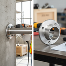 Gray Premium 304 Round Wall Flange for 48.3mm Tube - Durable and Reliable Connection - High-Quality Professional Grade for Industrial and Commercial App...