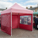 5m x 2.5m Commercial Sidewalls in use at UK outdoor event