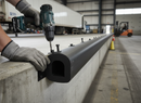Dim Gray Premium Rubber Extrusion Profile 92mm x 95mm x 2000mm for Impact Protection and Versatile Applications