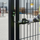 Light Gray High-Performance Position Detection Set for Gates - Adjustable Magnet with LED Activation and Dual Contact Options