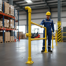 Dim Gray Professional GRP Handrail End Post for 50mm Outside Diameter Tubing - Durable and Reliable Support