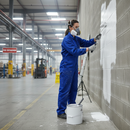 Dark Gray Premium High-Performance White Hi Build Vinyl Semi Matt Paint 5L - Quick Drying, Non-Drip, Chip Resistant Finish for Exterior Use