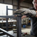 Black Premium Tube Top Without Flange for 70mm Box Section - Durable and Versatile Design