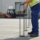 Gray Premium 12mm Diameter Hoop Top 900mm High with 100mm Gaps and 112mm Centres for Enhanced Stability