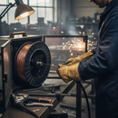 Black Premium Copper Coated Steel MIG Welding Wire 0.8mm 15kg Coil for Mild Steel Applications