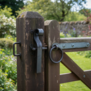 Dark Slate Gray Premium Heavy Duty Forged Gate Crook Plain Bar 40 x 8mm with Variable Lengths for Versatile Applications