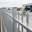 Lavender Premium Heavy Duty Galvanised Steel Palisade Fencing End Fishplate for Secure Installations