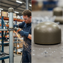 Dark Sea Green Premium Weld Cap for 48.3mm Tube - Durable and Reliable Protection - High-Quality Professional Grade for Industrial and Commercial Applications