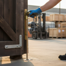 Dark Slate Gray Premium Spring Loaded Drop Bolt 300mm for Enhanced Security and Durability - High-Quality Professional Grade for Industrial and Commercial Applicat...