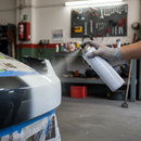 Dim Gray Premium Gloss White Spray Paint 250ml - Quick Drying, Even Coverage for Metal, Wood, and Brick Surfaces