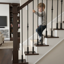 Dark Sea Green Premium Double Knuckle Stair Spindle 12.5mm Square Hollow with Powder Coated Finish - Ideal for Indoor Use