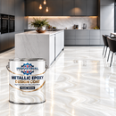 Lavender Metallic Epoxy Design Coat – High Gloss Marble Effect Floor Resin