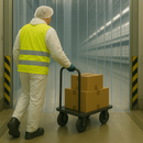 Dim Gray Coldroom Clear PVC Strip Curtains – Hook-On Mounting, Energy Efficient, Anti-Static, Easy to Install