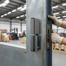 Dim Gray Premium Heavy Duty Sprung Hinge 175mm x 28mm with Open Wings and Removable Pin for Metal Gates and Doors