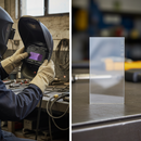 Black Premium Inner Protection Lens Pack for Welding Helmet - 105x54mm Size, Compatible with Powered Air Purifying Respirator