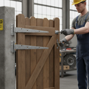 Dark Olive Green Premium Heavy Duty Galvanised Tee Hinges 450mm with Countersunk Head Screws for Durable Performance