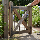 Dark Olive Green Premium Small Gate Plate 165mm x 60mm x 3mm - Versatile Use for Both Sides - High-Quality Professional Grade for Industrial and Commercial Applicat...