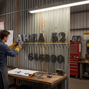Dark Slate Gray Professional 100mm High Steel Letters and Numbers - 5mm Thick Self Colour Mild Steel