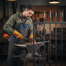 Black Premium S Scroll Grooved Bar 110 x 245mm with 16x8mm Profile for Versatile Applications