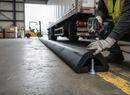 Black Premium Rubber Extrusion for Versatile Applications - 95 x 82 x 3000 mm, Impact Absorbing Protection