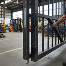 Dark Slate Gray Premium Adjustable Barrel Hinge for Welding - 120mm Length, 300kg Weight Capacity
