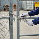 Gray Premium 265mm Plated Gate Spring for Wooden, Steel, and Aluminium Doors with 60kg Capacity