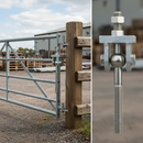 Dim Gray Premium Galvanised Gate Hanging Pin with Simple Stabilising Attachments for Secure Gate Installation