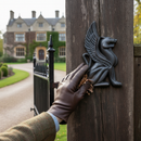 Dark Slate Gray Premium Left Hand Cast Badge 280mm x 170mm for Versatile Applications - High-Quality Professional Grade for Industrial and Commercial Applications