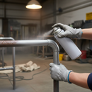 Dark Slate Gray Premium Silver Metallic Spray Paint 400ml for Interior and Exterior Surfaces, Ideal for Metal, Wood, and Brick